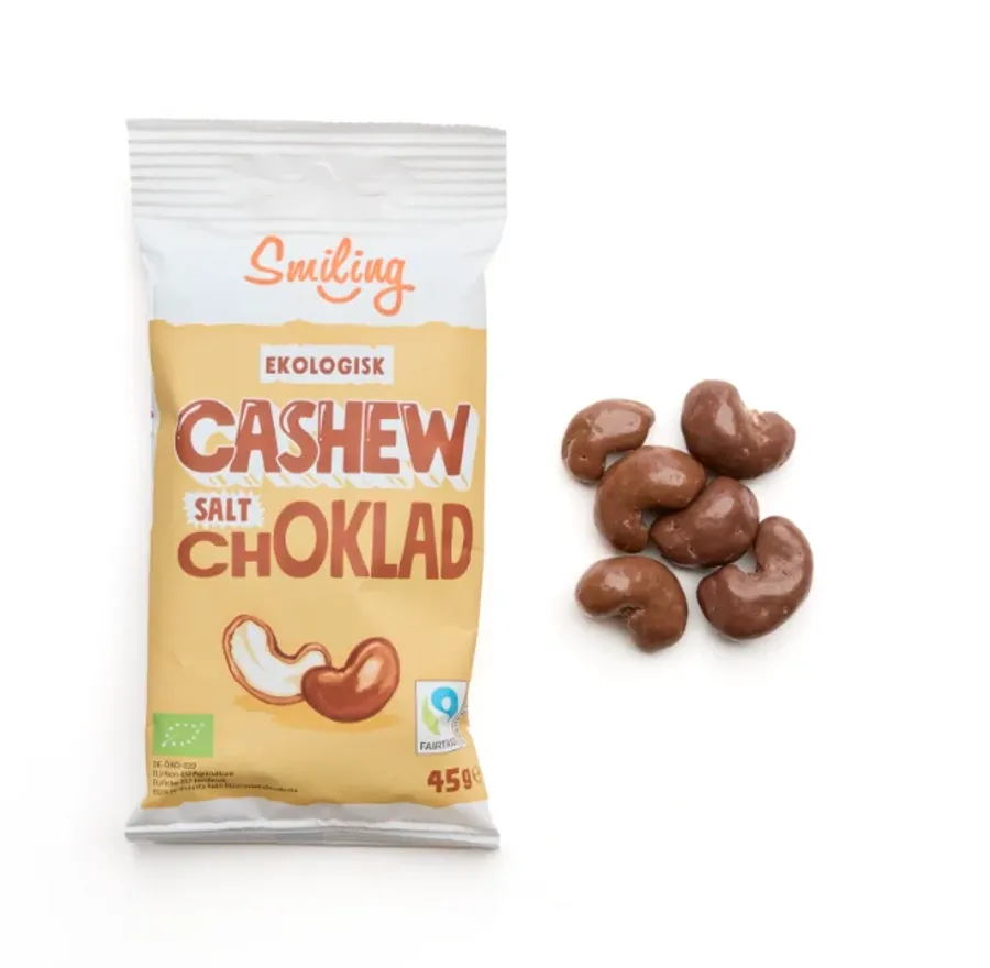 Smak: Cashew med melkesjokolade
